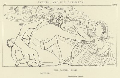 Saturn and his Children by John Flaxman